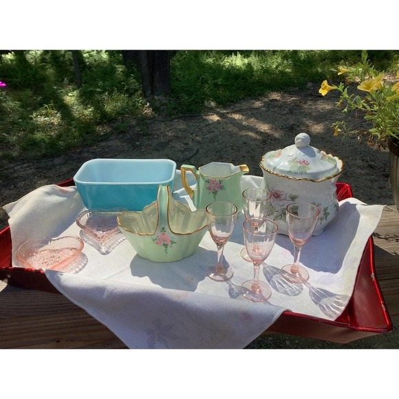 Vintage Pyrex 502-B Blue Refrigerator Dish - Picture 8 of 8